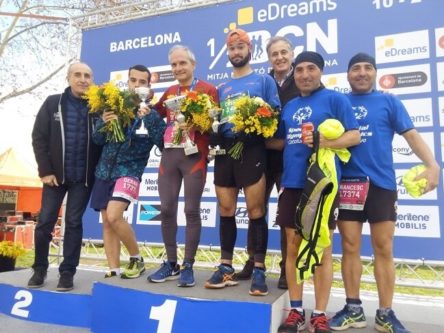 Quatre esportistes amb discapacitat intel·lectual participaran a la 30a edició de la Mitja Marató de Barcelona